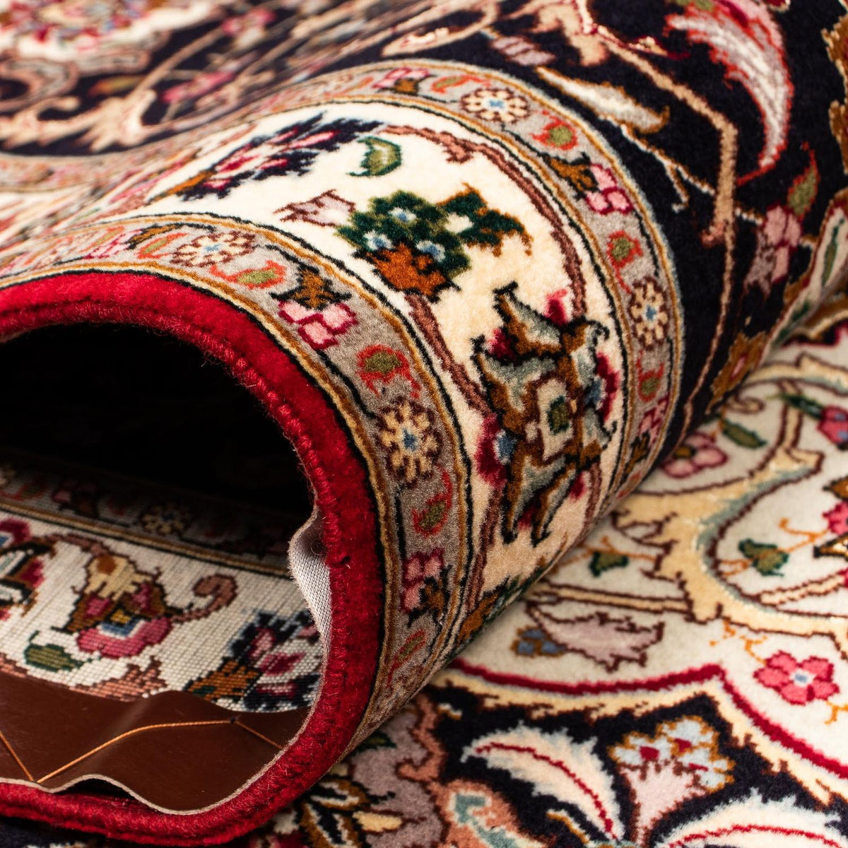 Alfombra Persa - Tabriz - Real - 405 x 302 cm - rojo