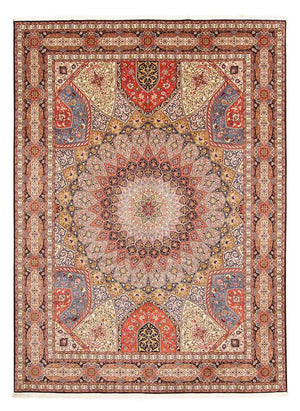 Alfombra Persa - Tabriz - Real - 412 x 303 cm - multicolor