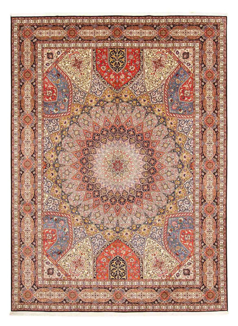 Alfombra Persa - Tabriz - Real - 412 x 303 cm - multicolor