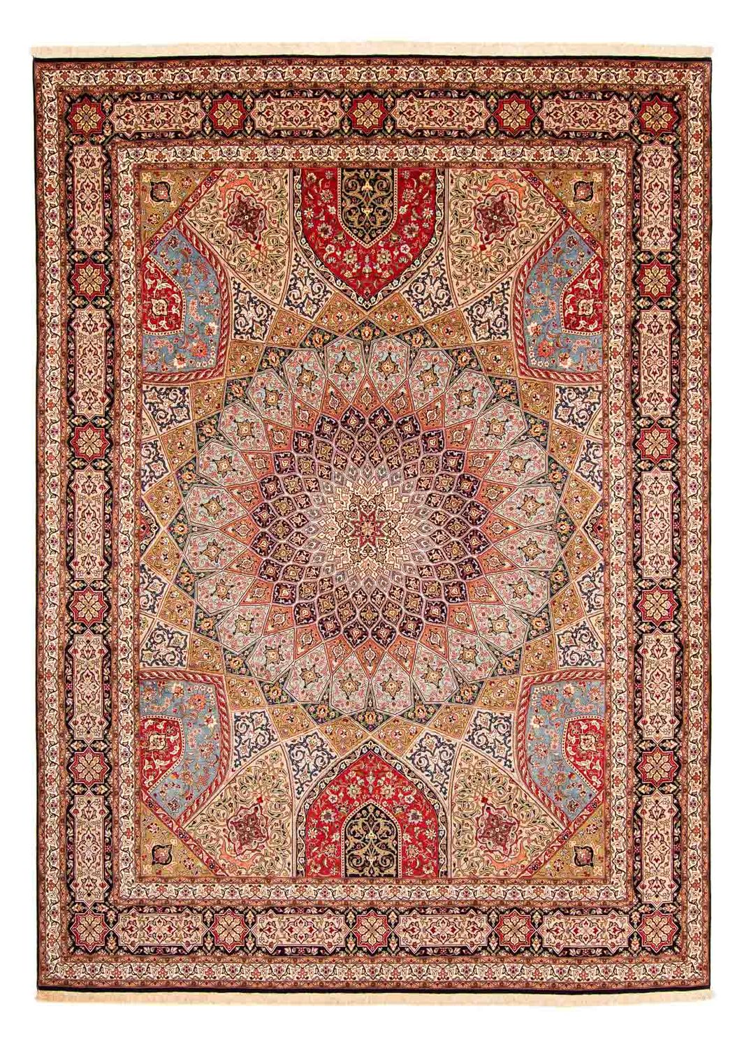 Alfombra Persa - Tabriz - Real - 402 x 300 cm - multicolor