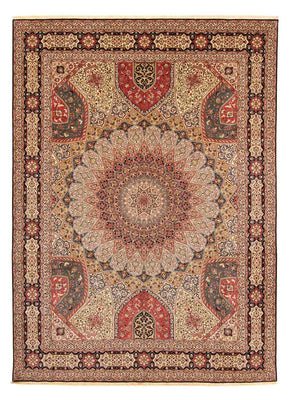 Alfombra Persa - Tabriz - Real - 398 x 298 cm - multicolor