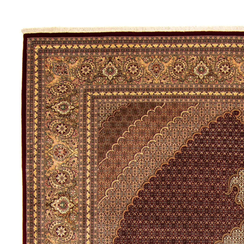 Alfombra persa - Tabriz - 403 x 300 cm - rojo oscuro