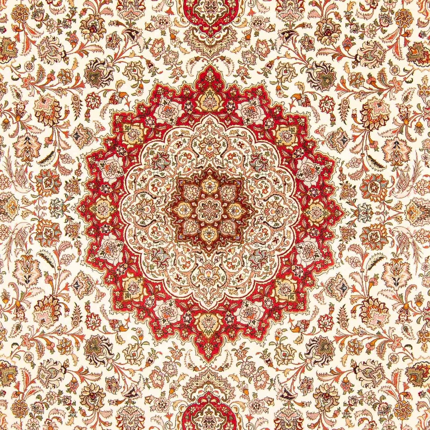 Alfombra Persa - Tabriz - Real - 411 x 303 cm - rojo