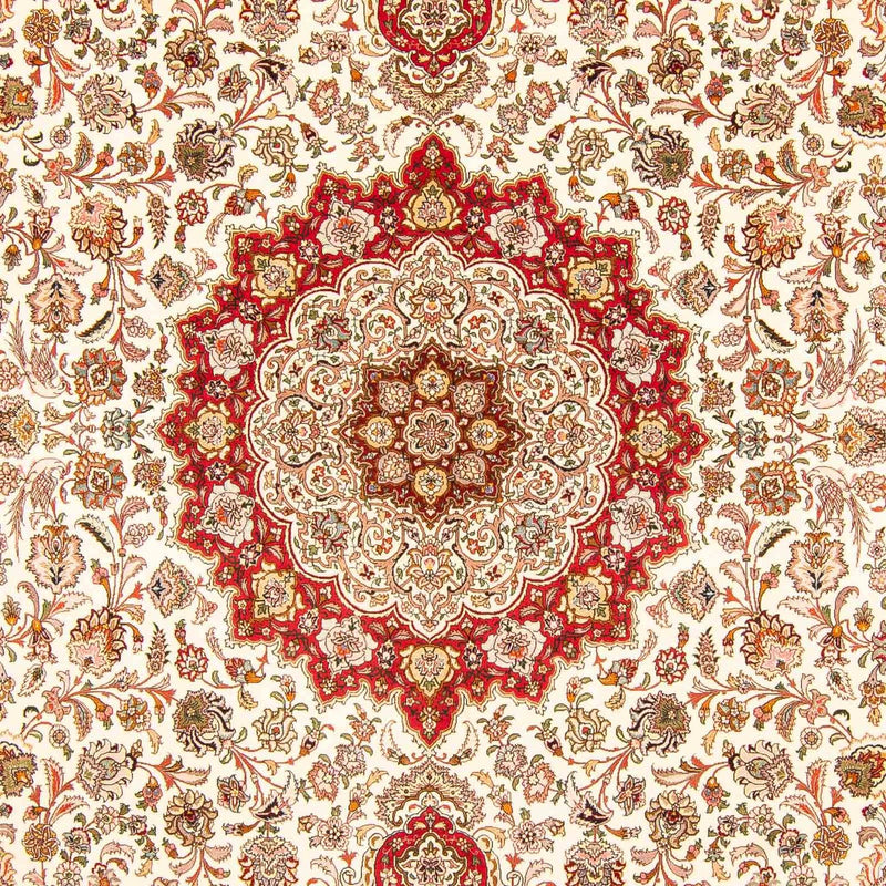 Alfombra Persa - Tabriz - Real - 411 x 303 cm - rojo