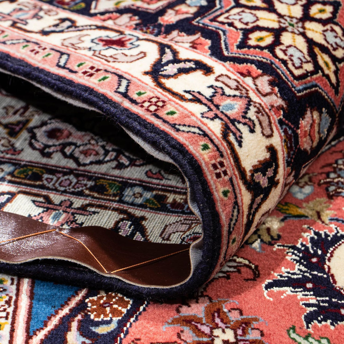 Alfombra Persa - Tabriz - Real - 190 x 156 cm - marrón claro