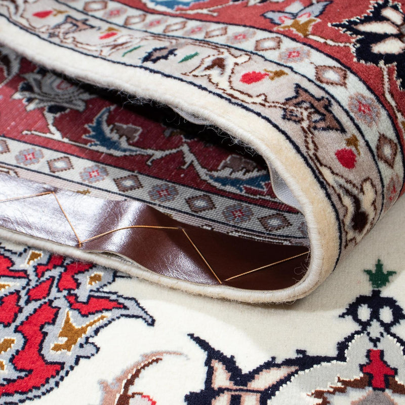 Alfombra Persa - Tabriz - Real - 201 x 152 cm - beige