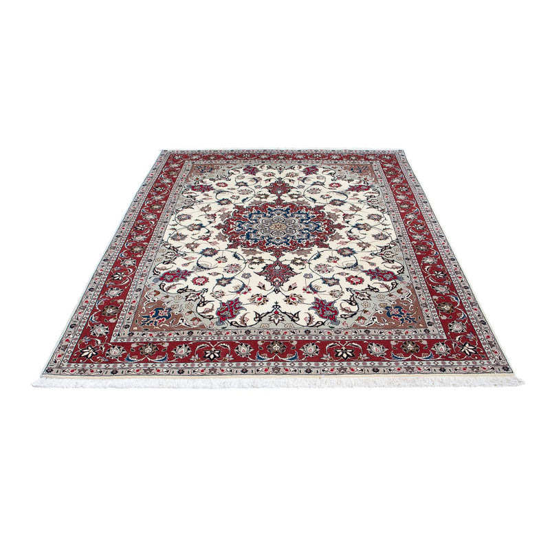 Alfombra Persa - Tabriz - Real - 201 x 152 cm - beige