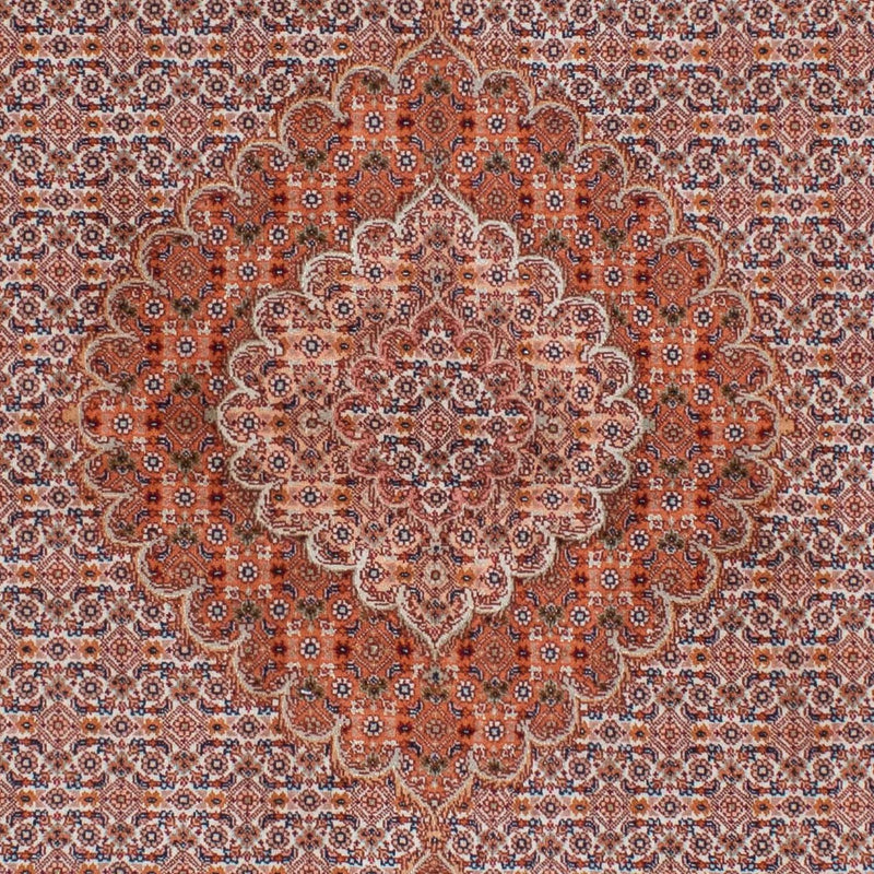 Alfombra persa - Tabriz - 202 x 150 cm - rojo claro