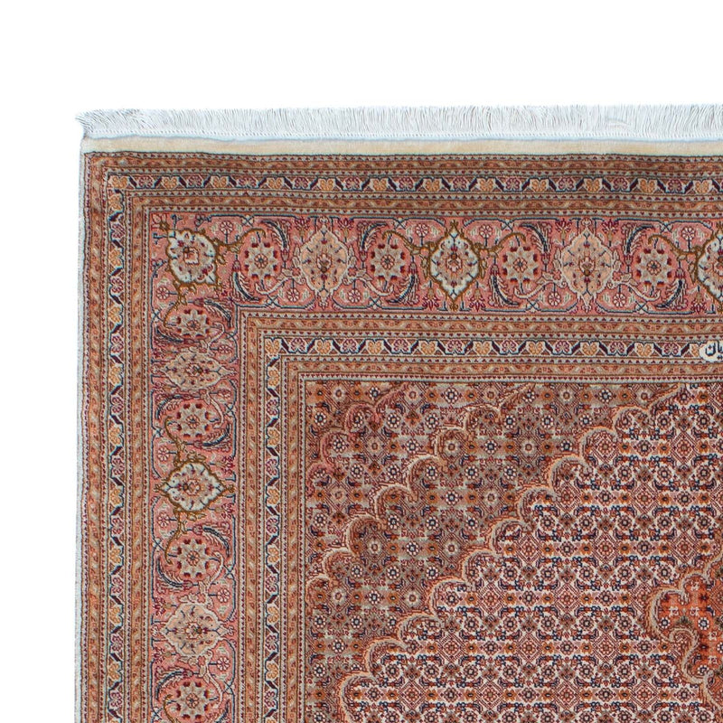 Alfombra persa - Tabriz - 202 x 150 cm - rojo claro