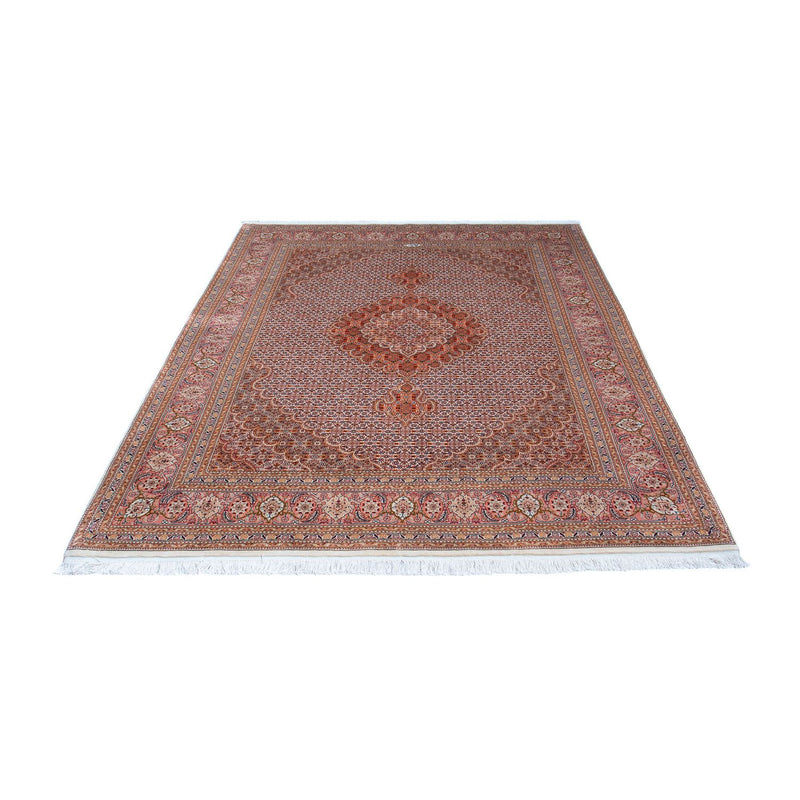 Alfombra persa - Tabriz - 202 x 150 cm - rojo claro