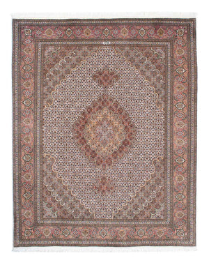 Alfombra persa - Tabriz - 198 x 152 cm - marrón claro