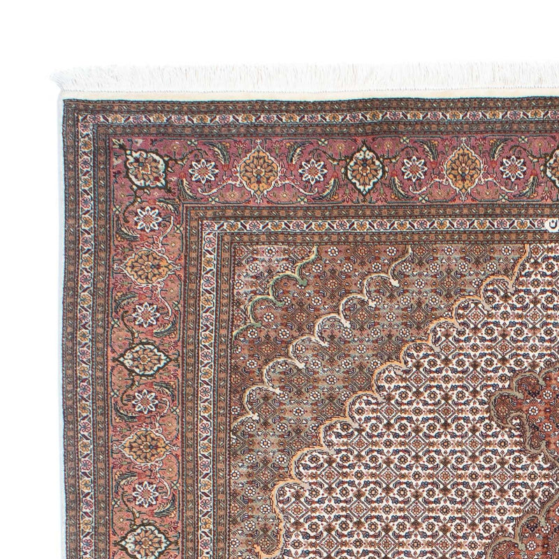 Alfombra persa - Tabriz - 198 x 152 cm - marrón claro