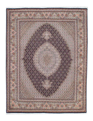 Alfombra persa - Tabriz - 205 x 156 cm - marrón claro