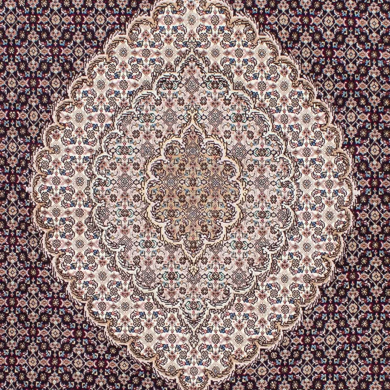 Alfombra persa - Tabriz - 205 x 156 cm - marrón claro