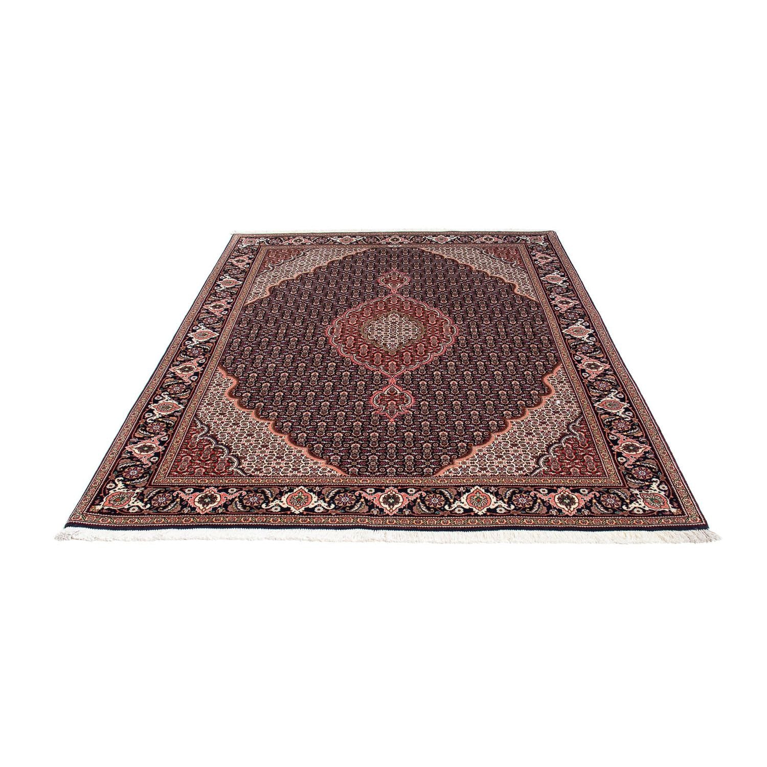 Alfombra persa - Tabriz - 194 x 154 cm - marrón claro