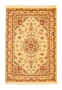 Alfombra Persa - Tabriz - Real - 147 x 104 cm - beige