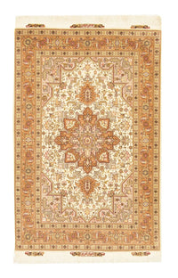 Alfombra Persa - Tabriz - Real - 156 x 102 cm - beige