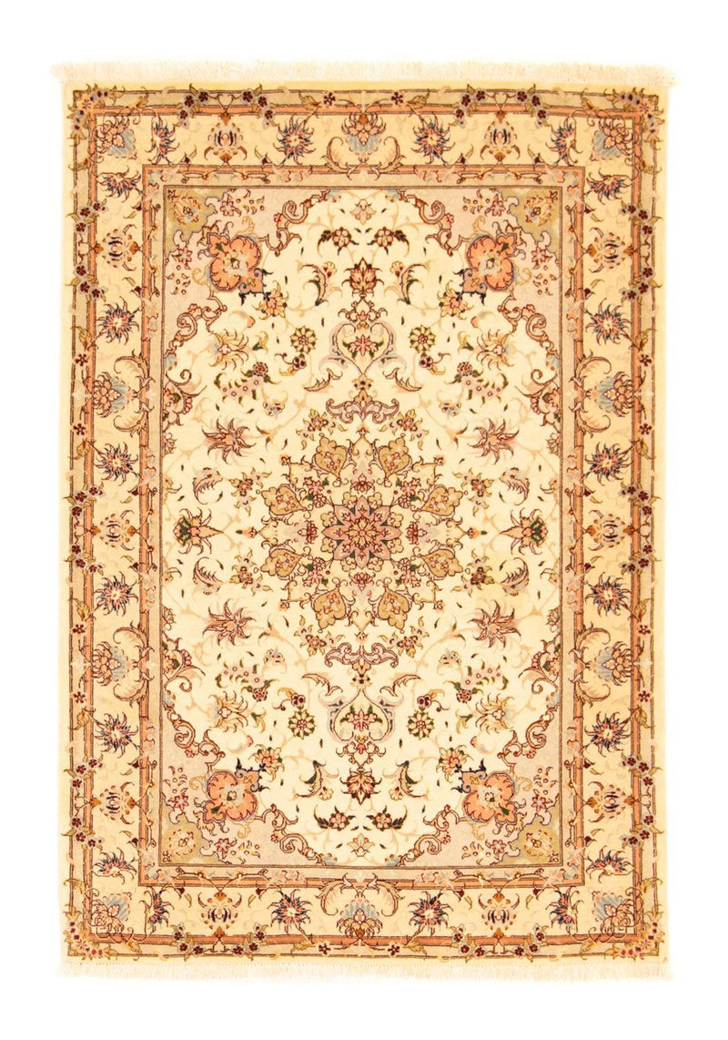 Alfombra Persa - Tabriz - Real - 150 x 102 cm - beige