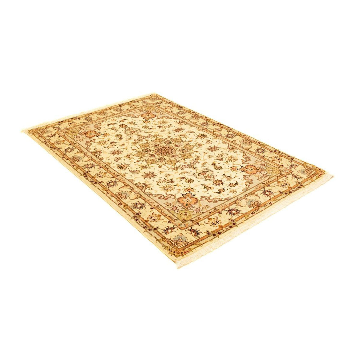 Alfombra Persa - Tabriz - Real - 150 x 102 cm - beige