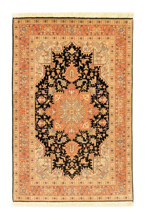 Alfombra Persa - Tabriz - Real - 153 x 100 cm - azul oscuro