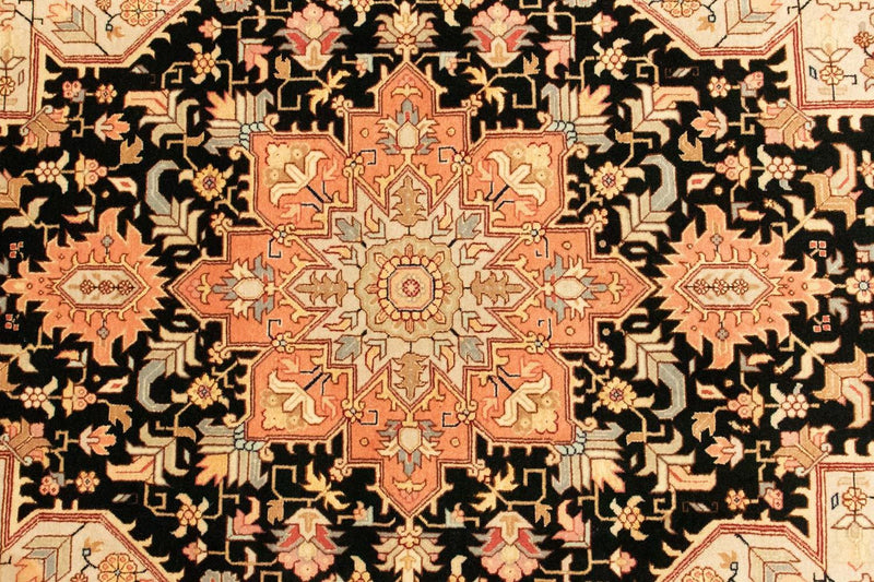 Alfombra Persa - Tabriz - Real - 153 x 100 cm - azul oscuro