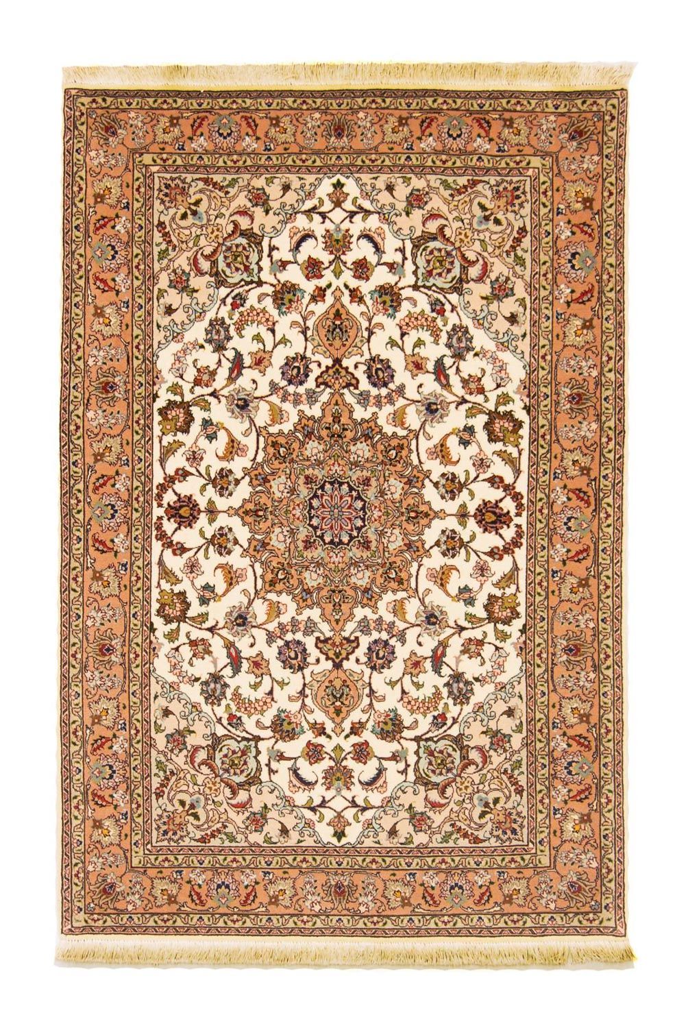Alfombra Persa - Tabriz - Real - 157 x 103 cm - beige