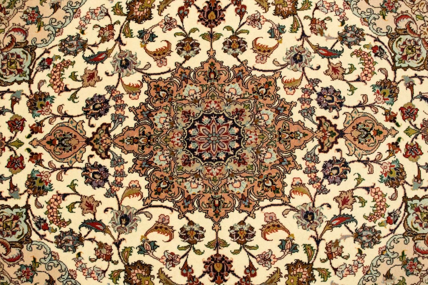 Alfombra Persa - Tabriz - Real - 157 x 103 cm - beige