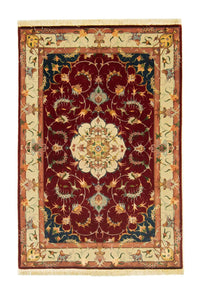 Alfombra Persa - Tabriz - Real - 149 x 100 cm - rojo