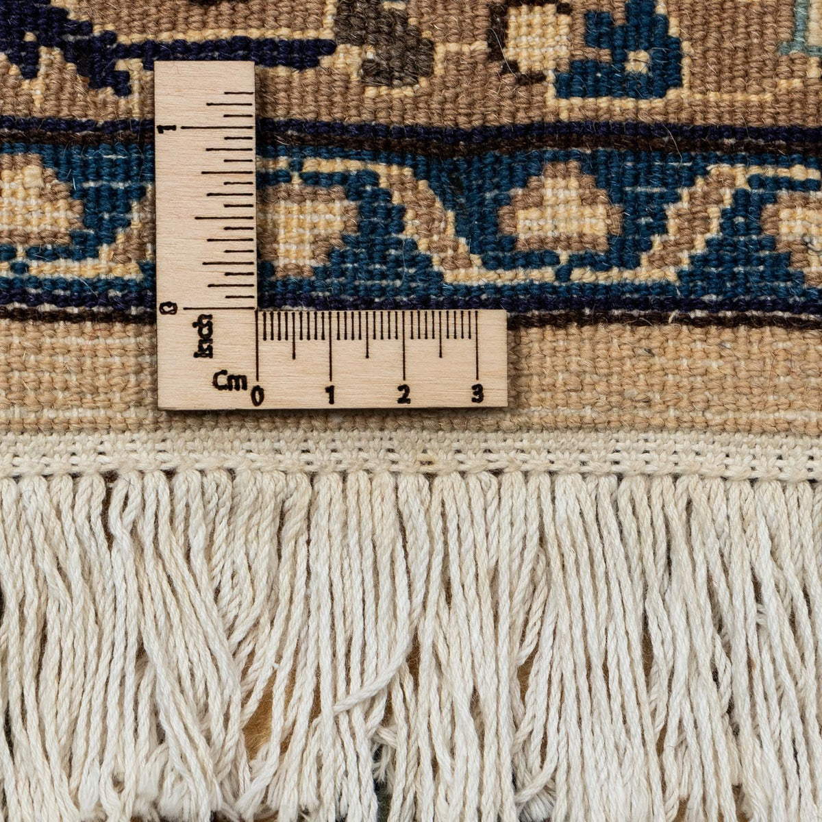 Alfombra Persa - Nain - Real - 350 x 246 cm - beige oscuro