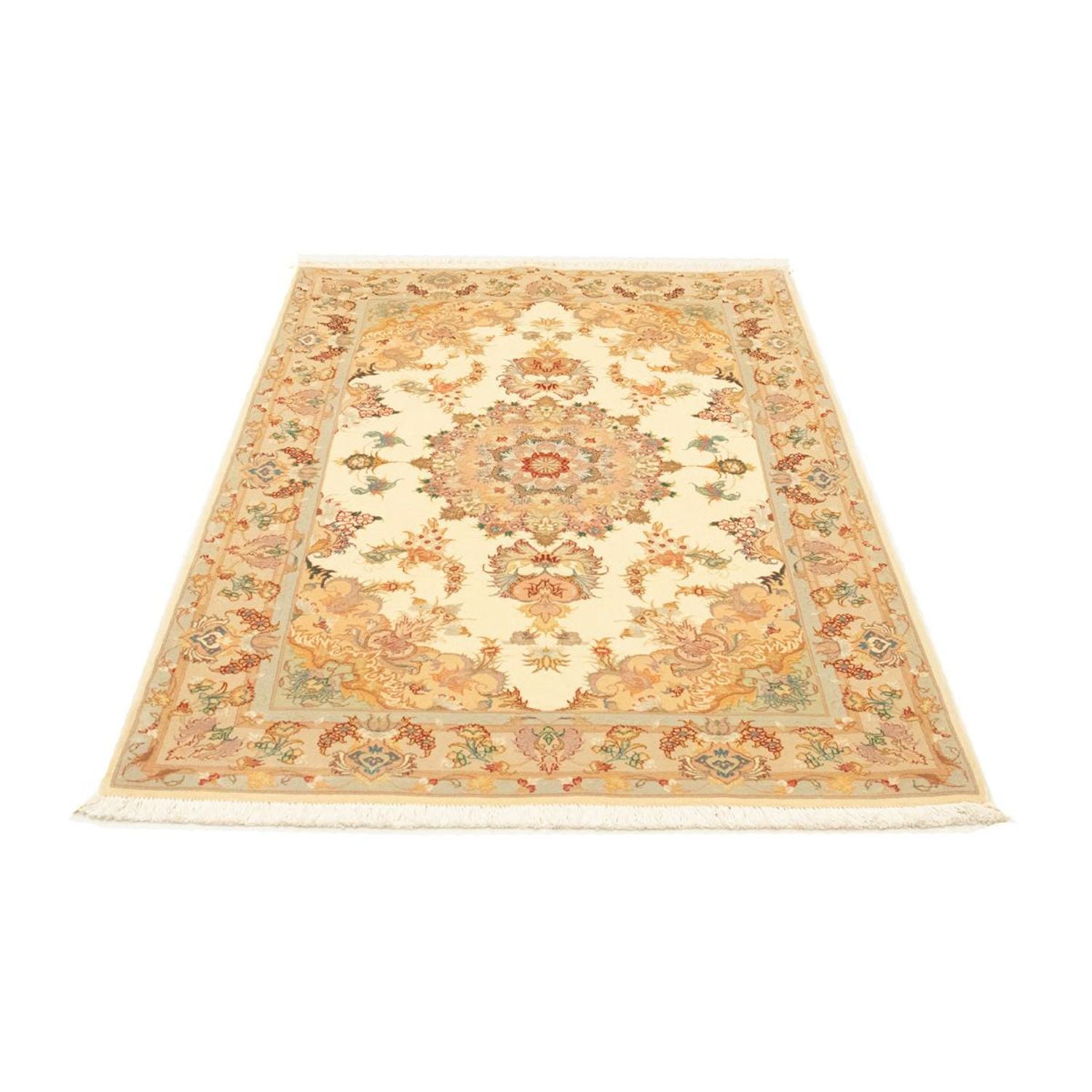 Alfombra Persa - Tabriz - Real - 154 x 100 cm - beige
