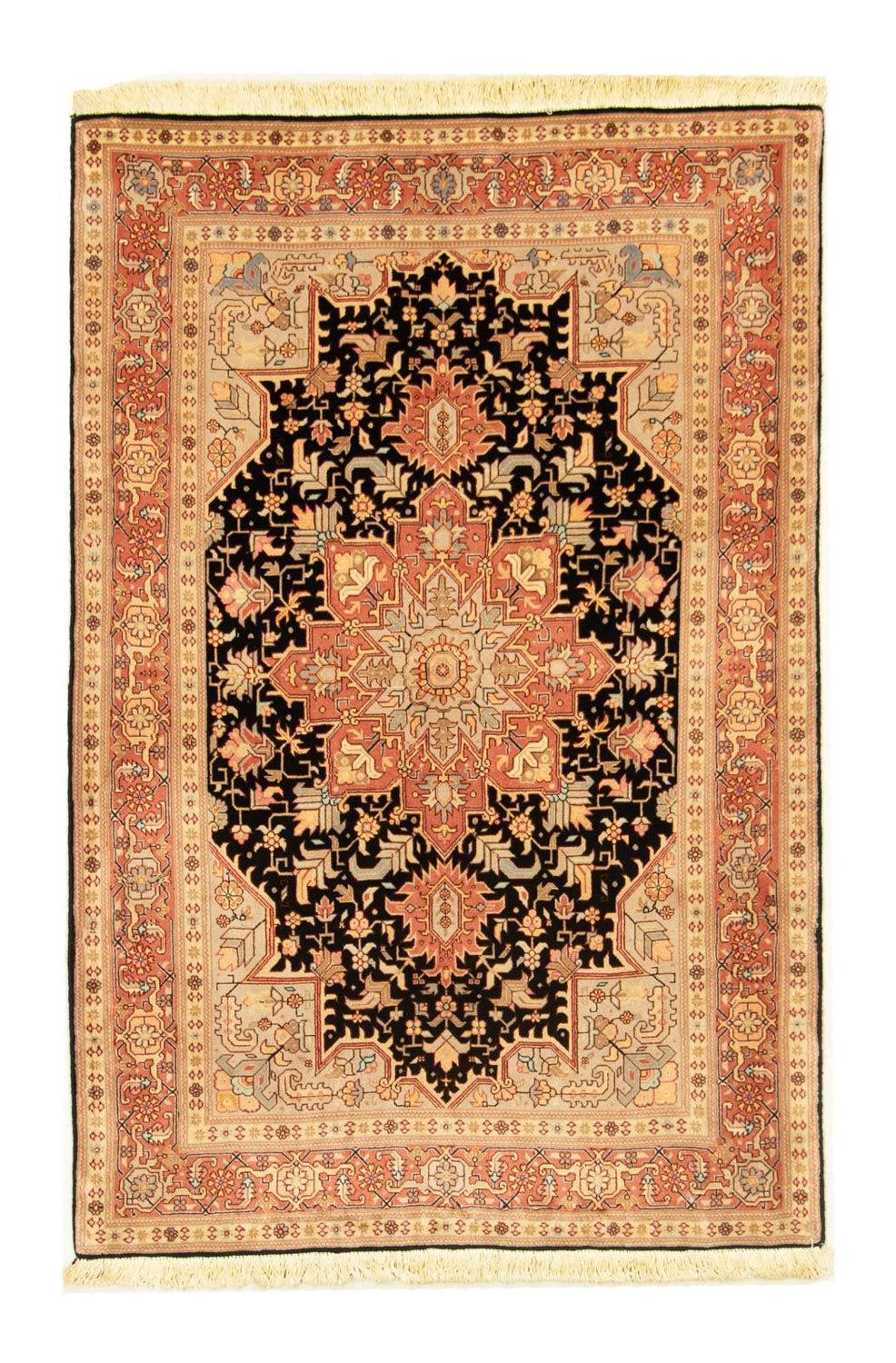 Alfombra Persa - Tabriz - Real - 152 x 101 cm - negro