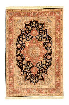 Alfombra Persa - Tabriz - Real - 152 x 101 cm - negro