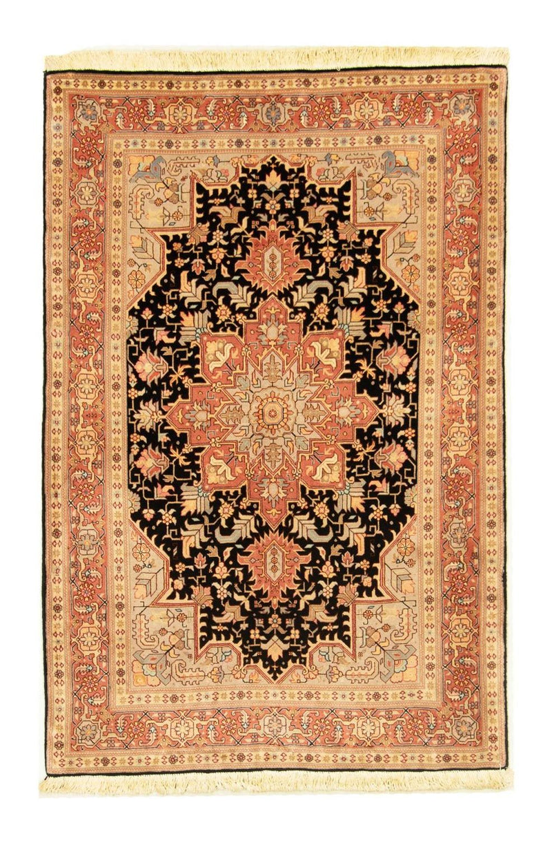 Alfombra Persa - Tabriz - Real - 152 x 101 cm - negro