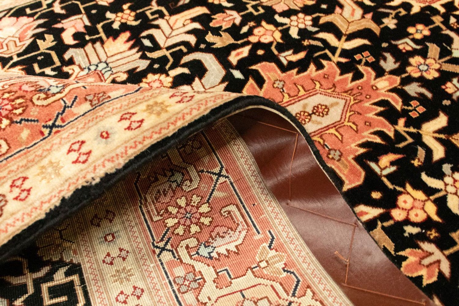 Alfombra Persa - Tabriz - Real - 152 x 101 cm - negro