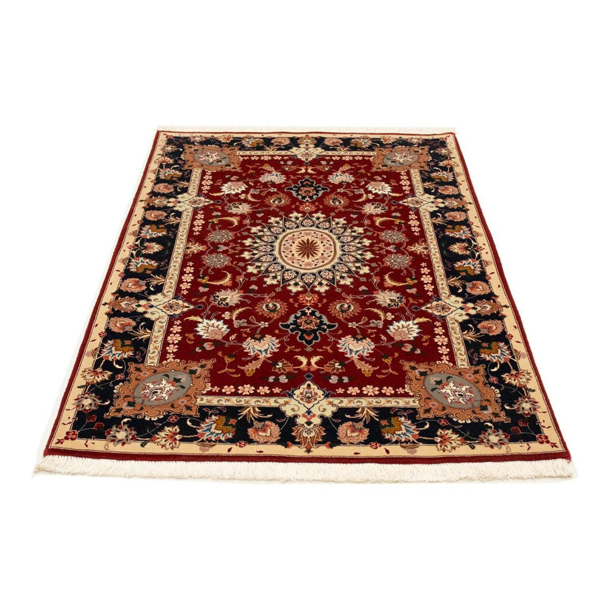 Alfombra Persa - Tabriz - Real - 148 x 102 cm - rojo