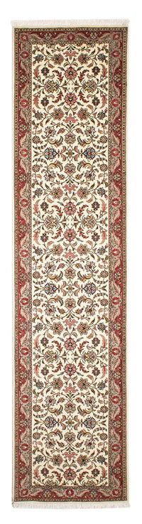 Alfombra de pasillo Alfombra Persa - Tabriz - Real - 298 x 72 cm - beige