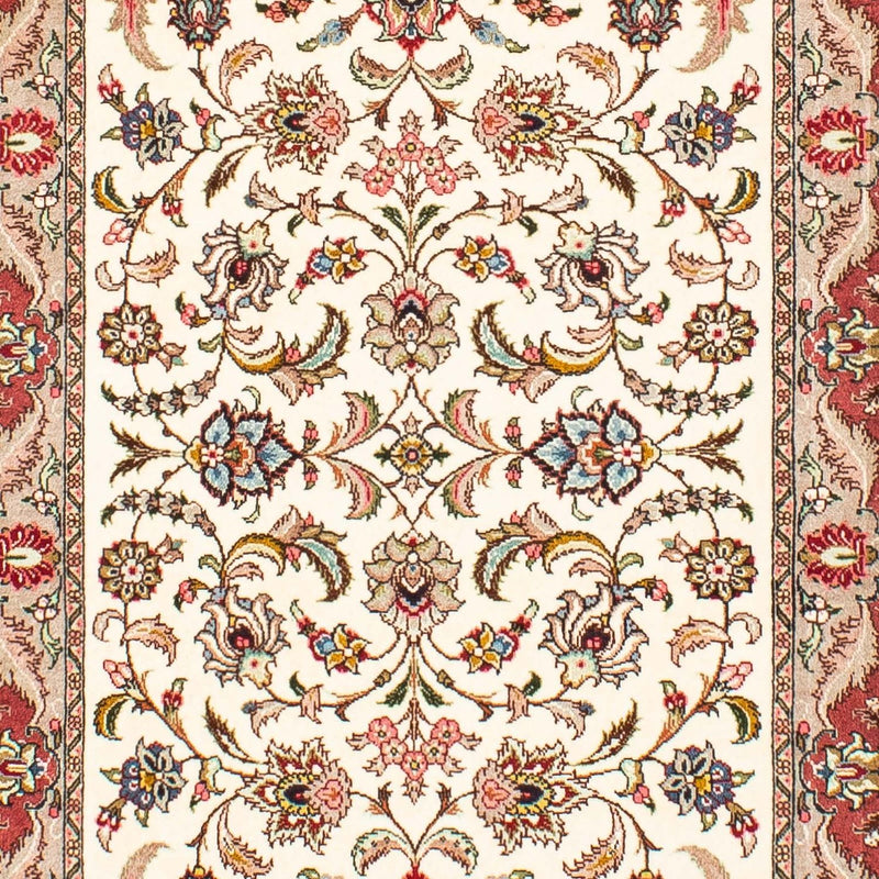 Alfombra de pasillo Alfombra Persa - Tabriz - Real - 297 x 73 cm - beige