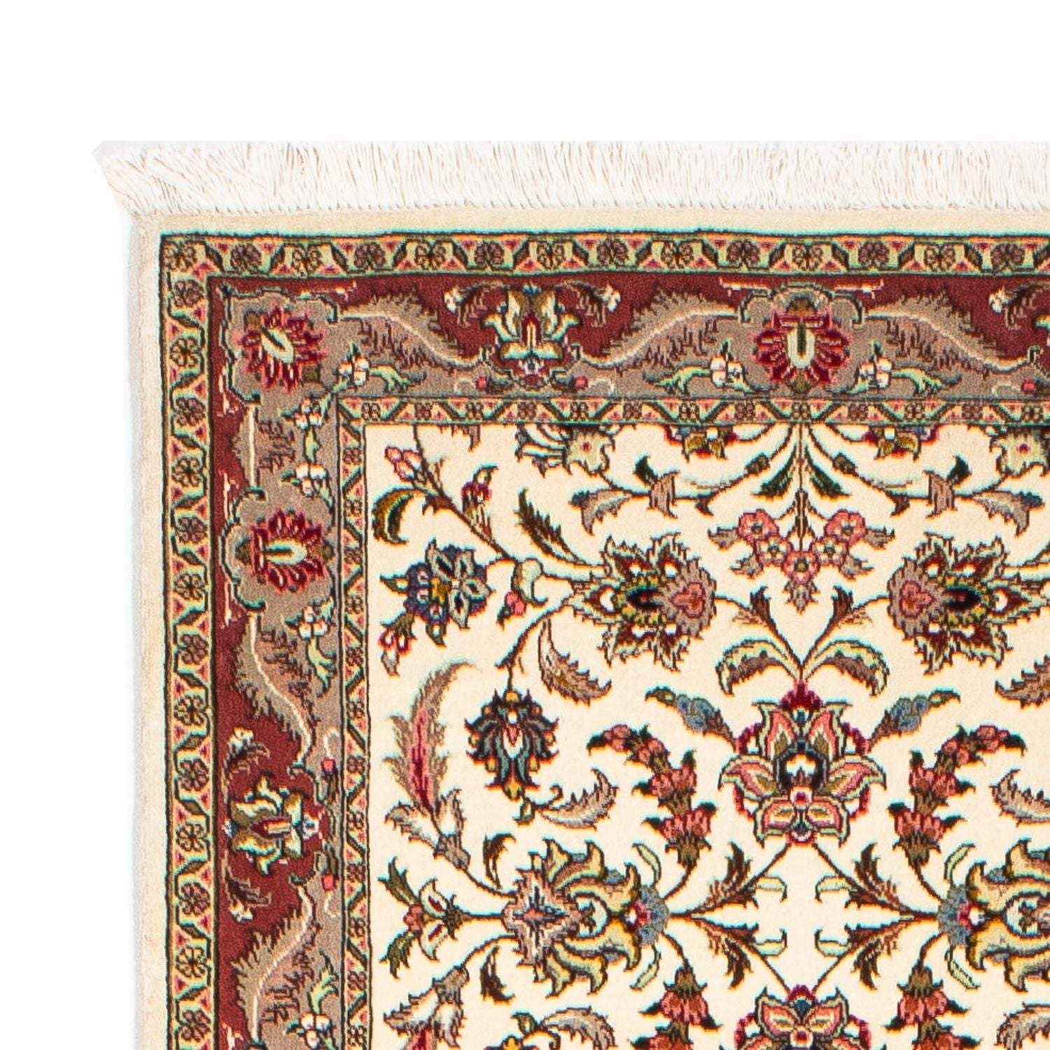 Alfombra de pasillo Alfombra Persa - Tabriz - Real - 297 x 73 cm - beige