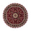 Alfombra Persa - Tabriz - Real redondo  - 150 x 150 cm - rojo oscuro