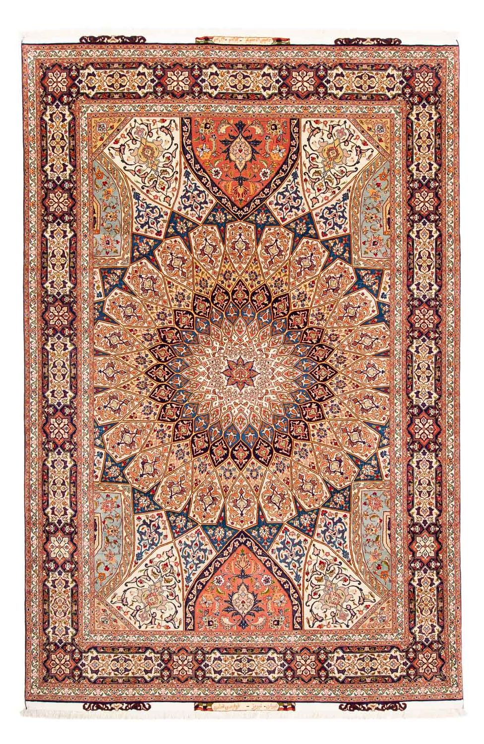 Alfombra Persa - Tabriz - Real - 301 x 200 cm - multicolor