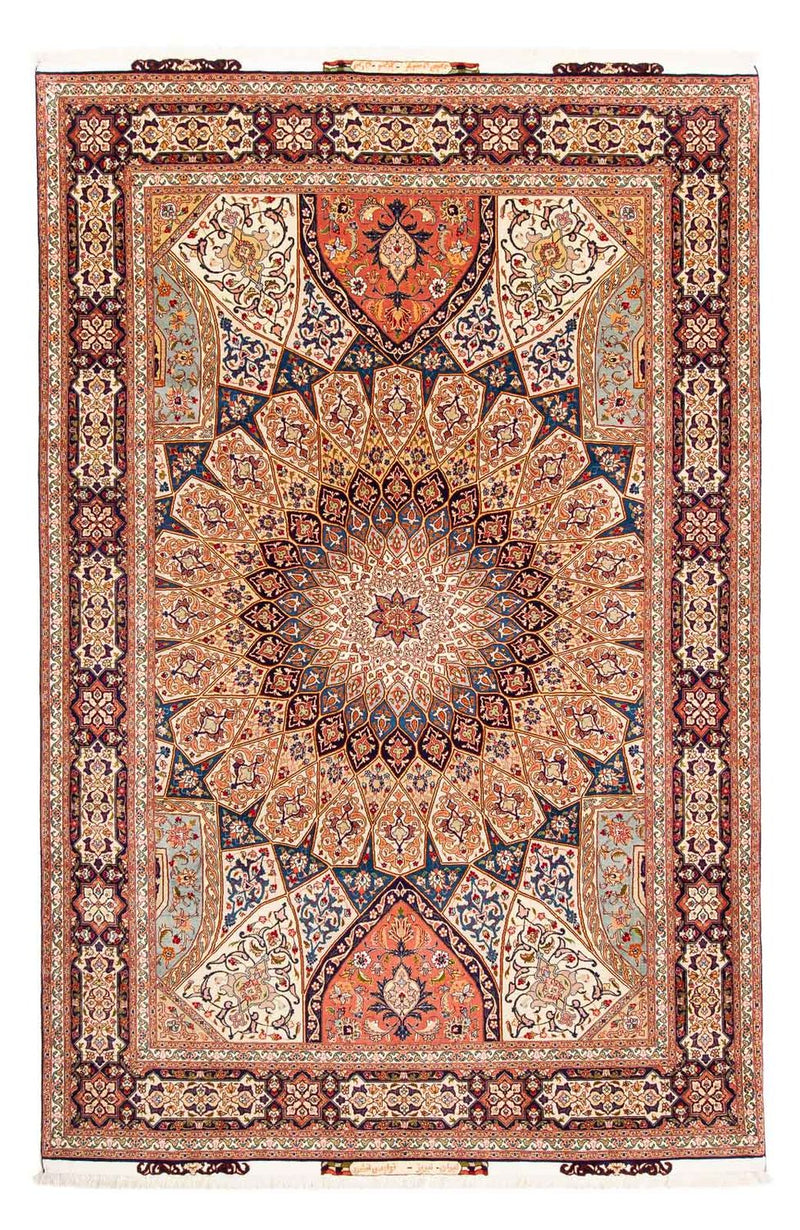 Alfombra Persa - Tabriz - Real - 301 x 200 cm - multicolor