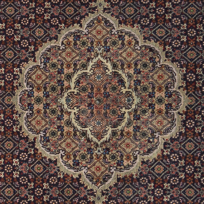 Alfombra Persa - Tabriz - Real - 88 x 66 cm - azul oscuro
