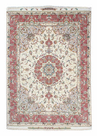Alfombra Persa - Tabriz - Real - 207 x 150 cm - beige
