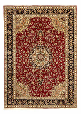 Alfombra Persa - Tabriz - Real - 354 x 252 cm - rojo oscuro