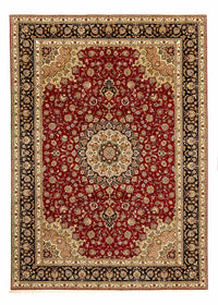 Alfombra Persa - Tabriz - Real - 354 x 252 cm - rojo oscuro