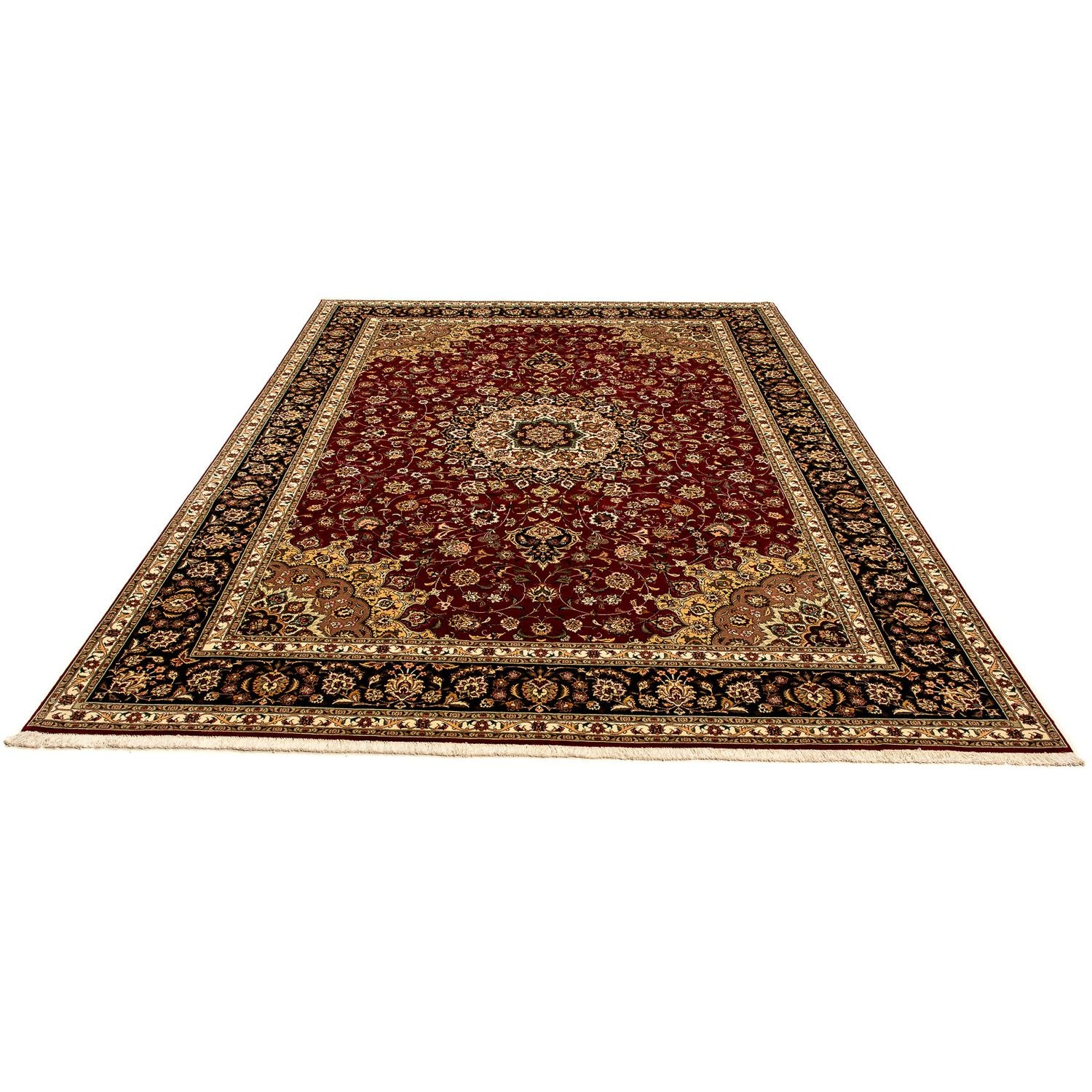Alfombra Persa - Tabriz - Real - 354 x 252 cm - rojo oscuro