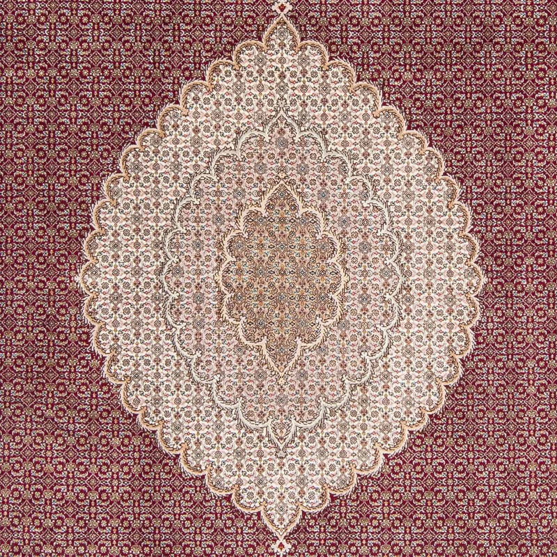 Alfombra persa - Tabriz - 305 x 202 cm - rojo oscuro