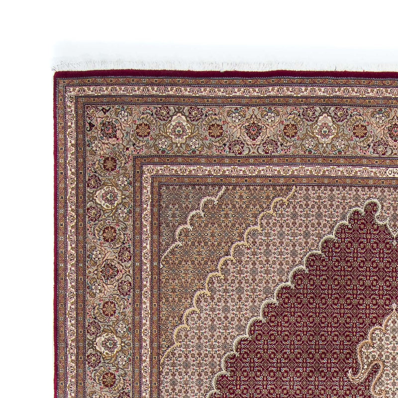 Alfombra persa - Tabriz - 305 x 202 cm - rojo oscuro