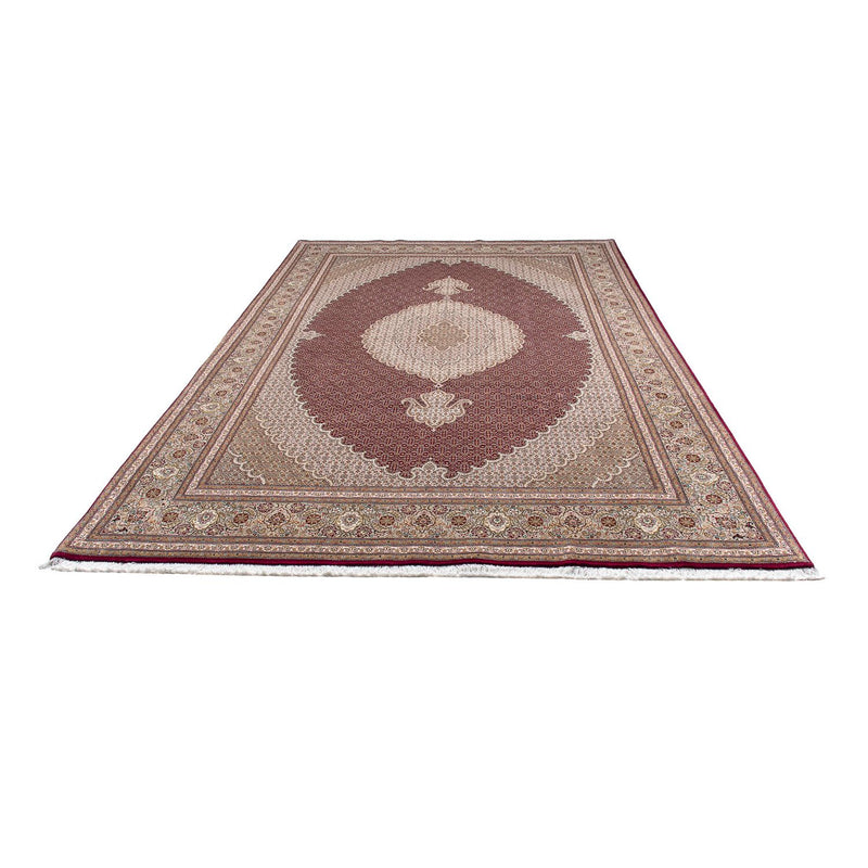 Alfombra persa - Tabriz - 305 x 202 cm - rojo oscuro