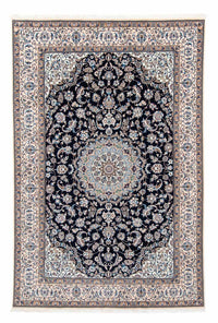 Alfombra Persa - Nain - Real - 300 x 199 cm - negro